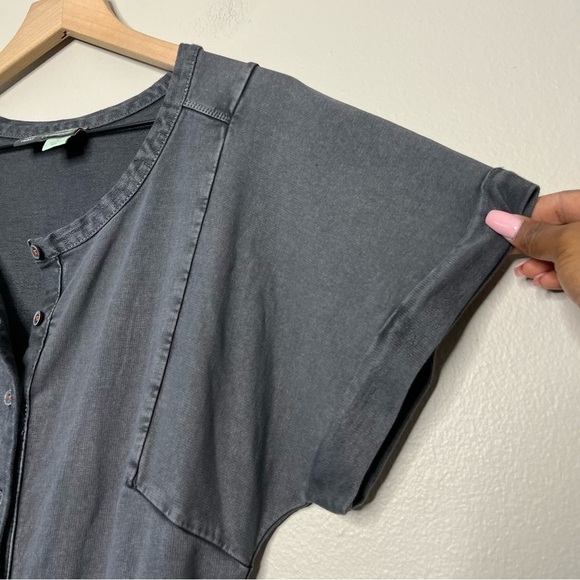 Anthropologie Saturday Sunday Women Jumpsuit Boiler Elastic Waist‎ Straight Leg - Picture 7 of 13